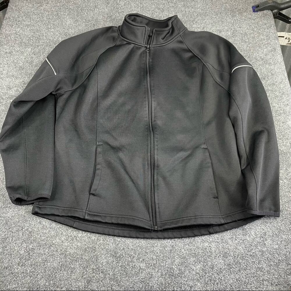 Danskin‎ Now Black Jacket zip up XXL shell